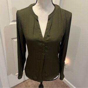 Olive Green Women's Top